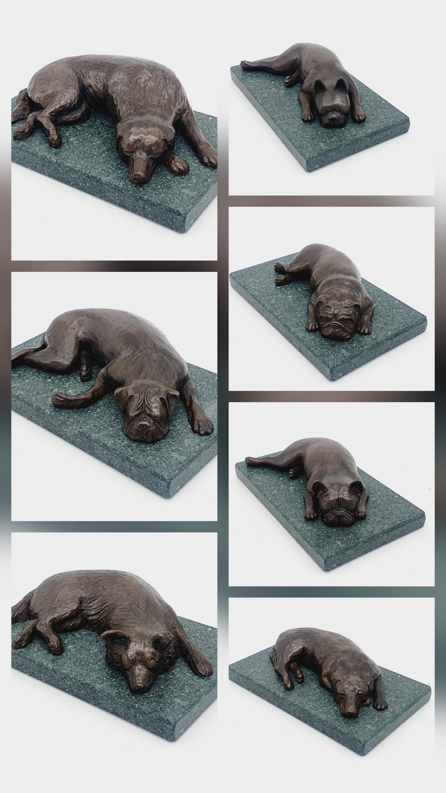 Find my collection of Patinated Bronze Seepy dogs here